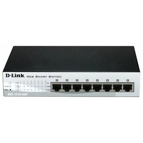 Фото Коммутатор D-link DES-1210-08P