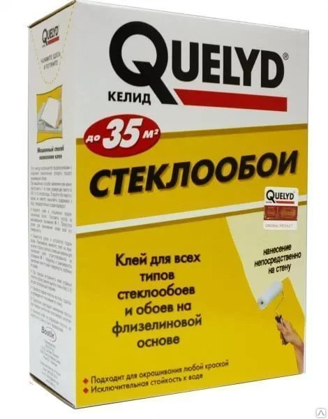 Фото Клей для стеклообоев Quelyd 500г 1уп=30шт