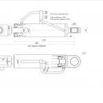 фото Гидроцилиндр ковша ЦГ-125.60х400.18