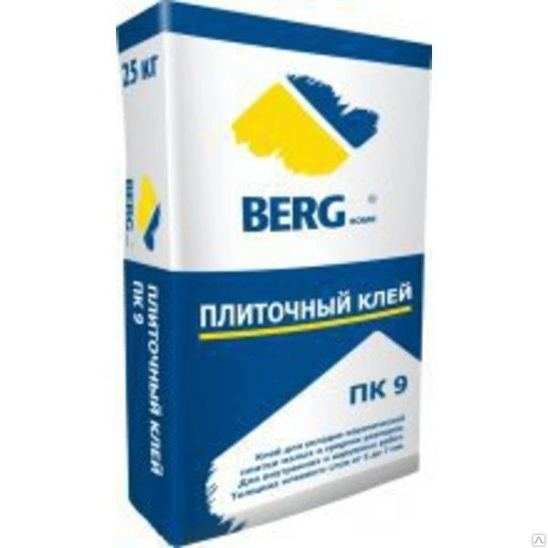 Фото ПК 9 Плиточный клей BERGhome