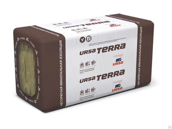 Фото Утеплитель из стекловолокна URSA TERRA 34PN