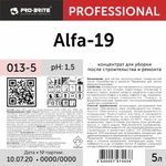 фото После строительства и ремонта ALFA-19 5л