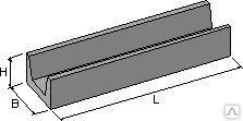Фото Лоток железобетонный водоотводный ЛК 75.45.45-1