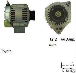 Фото Генератор 2706050250 LEXUS / TOYOTA 12V / 80Amp.