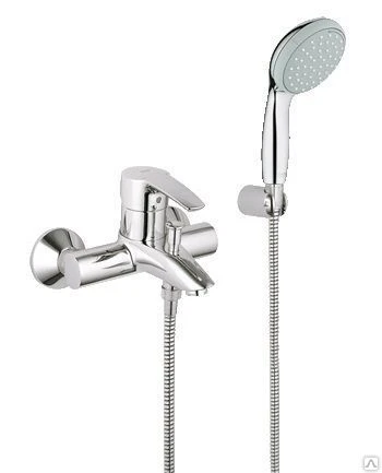 Фото Grohe Eurostyle 33592001 Смеситель однорычажный для ванны с душем Grohe