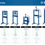 Фото №4 Пресс гидравлический с домкратом и возвратными пружинами 43070-12 Зубр ПГД-12, 12 т, ход штока 175 мм
