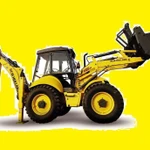 фото Услуги экскаватора-погрузчика JCB VOLVO CATERPILLAR