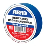 фото Изолента синяя 10м, ABRO ET-912-R-BLUE