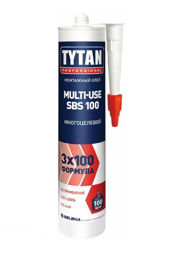 Фото Клей многоцелевой Multi-USE SBS 100 бежевый Tytan Professional (310 мл)