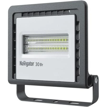 Фото Прожектор светодиодный 14 144 NFL-01-30-6.5K-LED 30Вт 6500К IP65 2400лм черн. Navigator 14144