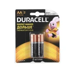 фото Батарейка АА пальчиковая LR6S, DURACELL, упаковка 2шт.