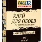 фото Клей для флизелиновых обоев Facilis FLEES