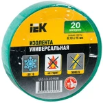 фото Изолента ПВХ 0.13х15мм (рул.20м) зел. ИЭК UIZ-13-10-K06