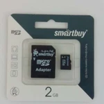 фото Карта памяти SmartBuy micro SD 2gb. class 10