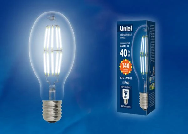 Фото Лампа светодиодная LED-ED90-40W/NW/E40/CL GLP05TR