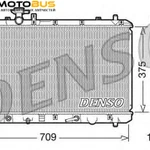 фото Радиатор, охлаждение двигателя DENSO DRM47024 Радиатор охл. ДВС SUZ SX4 1.6 I AUT. 10/05