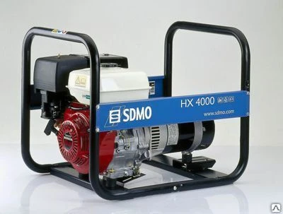 Фото Бензиновая электростанция SDMO HX 4000C 4,5 kVA / 4 кВт (Франция)