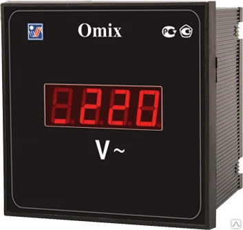 Фото Вольтметр цифровой Omix P94-V-1-1.0, P44-V-1-1.0, P77-V-1-1.0, P99-V-1-1.0