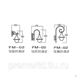 фото Светильник настенный Монако FM-02