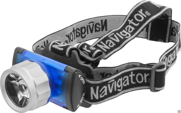 Фото Фонарь светодиодный NPT-H02-3AAA1LED 1Вт налобный Navigator *