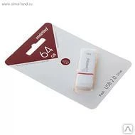 Фото Модуль памяти Flash Disk 64GB Smart Buy Crown белый