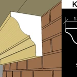 фото Венчающий карниз KV24A