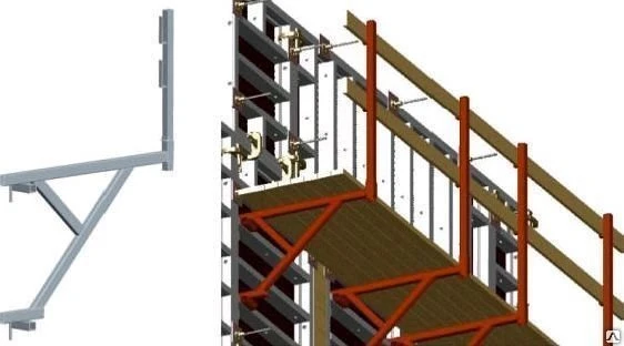 Фото Кронштейн подмостей для опалубки