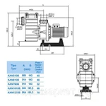 Фото №2 Насос Fiberpool KAN 1270 T2.B (137 м³/ч, 380В)