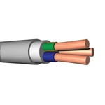фото Кабель NYM силовой 3х2.5 кв.мм медный 0,66 кВ с ПВХ изоляцией с заполнением