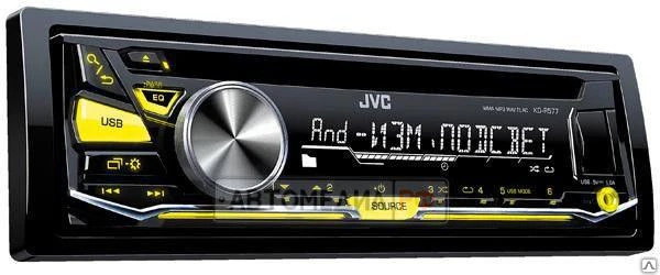 Фото Автомобильная магнитола JVC KD-R577EY 1Din CD/MP3