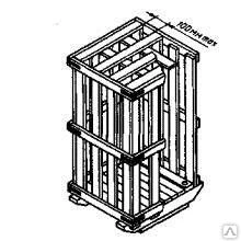 Фото Ящик щитовой неразборный решетчатый, нештабелируемый