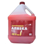 фото Антифриз Аляска red (красный) -40. 10кг. 5528