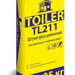 фото Штукатурка цементная TOILER TL211 (25кг)