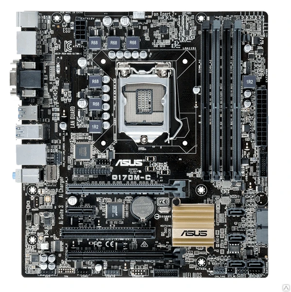 Фото Материнская плата Socket-1151 Asus Q170M-С, Q170 (4xDDR4, 
2xPCI-E16x, GLan