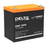 фото Аккумулятор карбоновый Delta CGD 1255 (12В | 55Ач) carbon