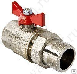 Фото Кран шаровый бытовой VALTEC Кран шаровый BASE с полусгоном 1/2" вн.-нар.