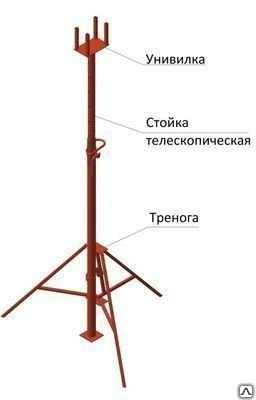 Фото Стойка опорная опалубки 4.5м