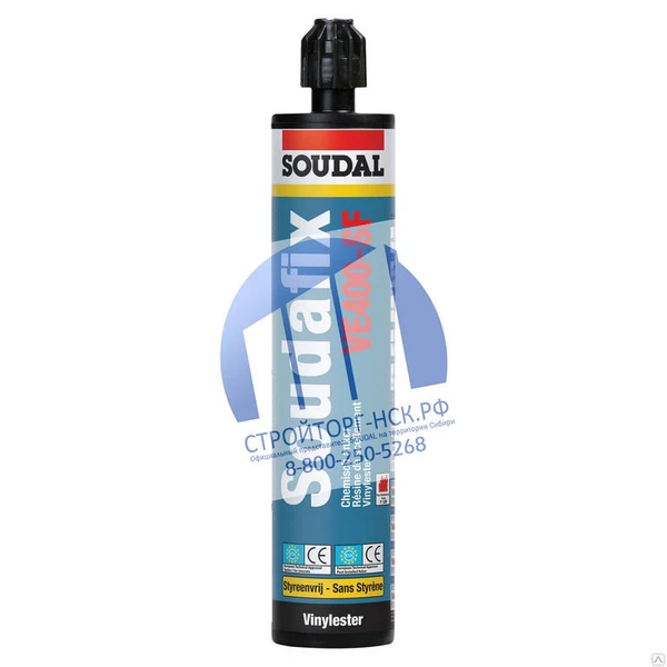 Фото Химический анкер Soudal Soudafix VE400-SF 12*280 мл (117474)