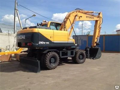 Фото Колесный экскаватор Hyundai R210W-9S