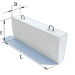 фото Блок бетонный для водоотводных сооружений Б - 5 (БОРДЮР)