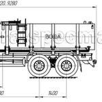 фото АЦПТ объём от 8 до 10 м.куб. на шасси Урал 4320-4972-82