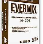 фото Цементно-песчаная смесь М-200 EVERMIX 25 кг EVERMIX