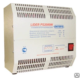 Фото Стабилизатор напряжения однофазный LIDER PS 2000W-30