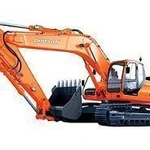 фото Гусеничный экскаватор Doosan DX225LCA с ковшом, с экипажем