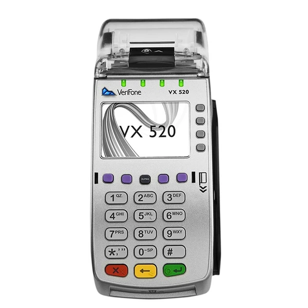 Фото POS-терминал Verifone Vx520 Ethernet GPRS CTLS стационарный