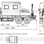 фото МП с КМУ с правом перевозки бригады до 6 человек на шасси Урал 4320-1951-60