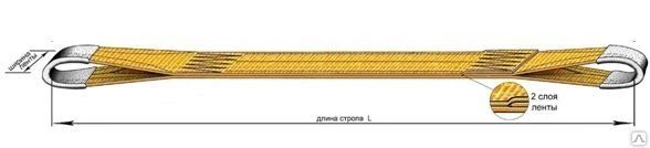 Фото Строп текстильный петлевой (СТП) - 3,0 т / 4000 мм