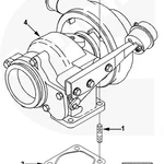 фото Турбина HX40W двигателя Cummins 6CT ISLe 4050217