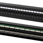 фото Патчпанель настенная, 24xRJ45, UTP, Кат. 5е Hyperline PPW-24-8P8C-C5e-FR