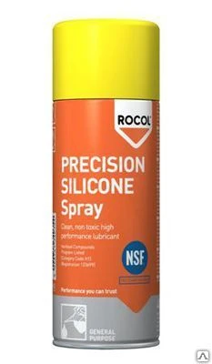 Фото Универсальная силиконовая смазка PRECISION SILICONE Spray, NSF H1, 400мл